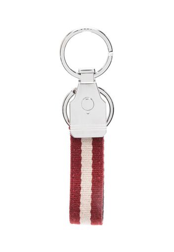 Bally Schlüsselanhänger mit Ripsband - Rot