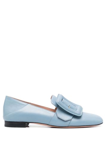 Bally side buckle-detail loafers - Blau