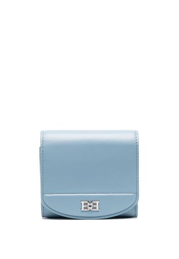 Bally logo-plaque leather wallet - Blau