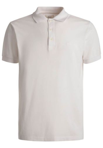 Bally button-fastening cotton polo shirt - Nude