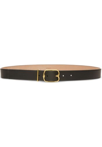 Bally Emblem logo-buckle belt - Schwarz