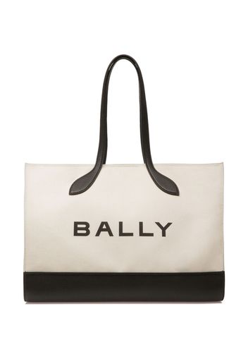 Bally Bar logo-print tote bag - Weiß