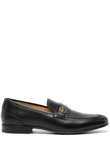 Bally Suisse Loafer mit Logo-Schild - Schwarz