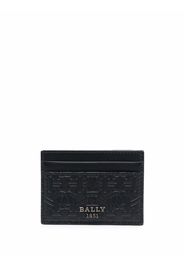 Bally monogram-embossed cardholder - Schwarz