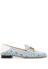 Bally Loafer mit Logo-Print - Blau