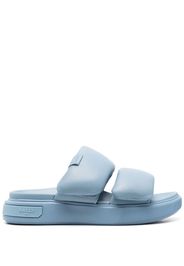 Bally double-strap slide sandals - Blau