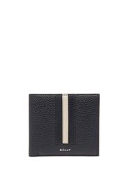 Bally logo-stamp leather wallet - Blau