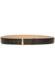 Bally Outline grained-texture belt - Braun