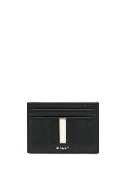 Bally logo-print leather cardholder - Schwarz