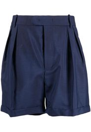 Bally pleated twill tailored shorts - Blau