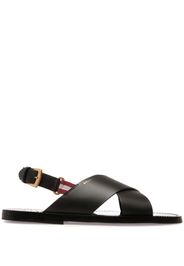 Bally Chateau crossover-strap leather sandals - Schwarz