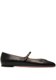 Bally heart-plaque ballerina shoes - Schwarz