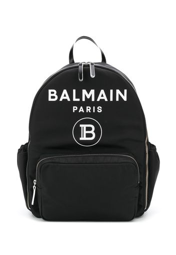 Balmain Kids Rucksack mit mehreren Fächern - Schwarz