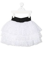 Balmain Kids Tutu mit Pailletten - Weiß