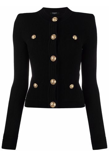 Balmain Verzierte Jacke - Schwarz