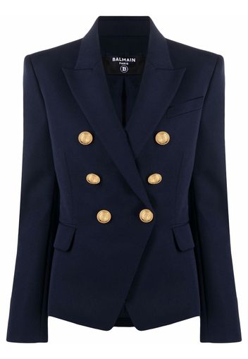 Balmain Jacke aus Wolle - Blau