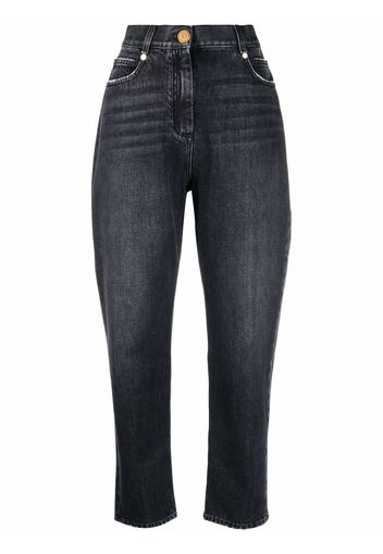 Balmain low-rise boyfriend jeans - Schwarz