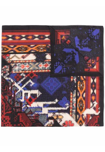 Balmain abstract-print scarf - Schwarz