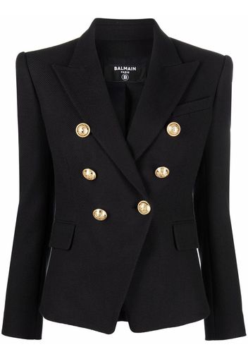 Balmain double-breasted tailored blazer - Schwarz