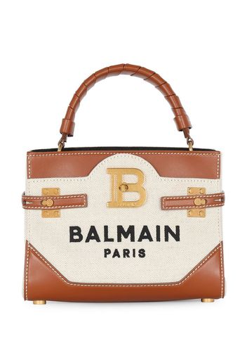 Balmain B-Buzz 22 top handle bag - Braun