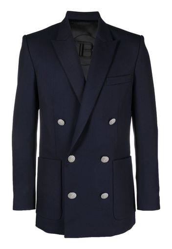 Balmain double-breasted blazer - Blau