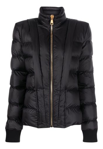 Balmain quilted puffer jacket - Schwarz