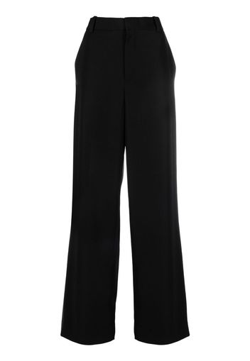 Balmain mid-rise wide-leg trousers - Schwarz