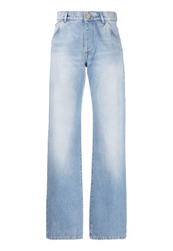 Balmain straight-leg denim jeans - Blau