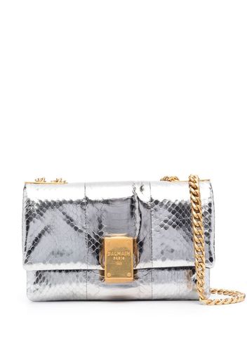 Balmain metallic 1945 crossbody bag - Silber