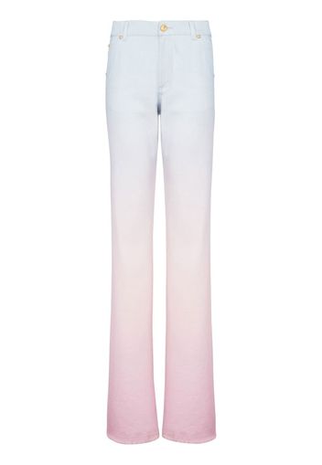 Balmain x Evian Jeans mit Farbverlauf - Rosa