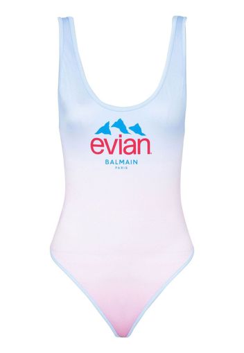 Balmain x Evian Badeanzug - Rosa