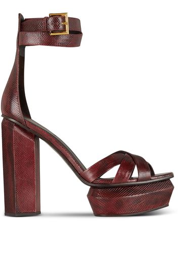 Balmain Ava Plateau-Sandalen 140mm - Rot