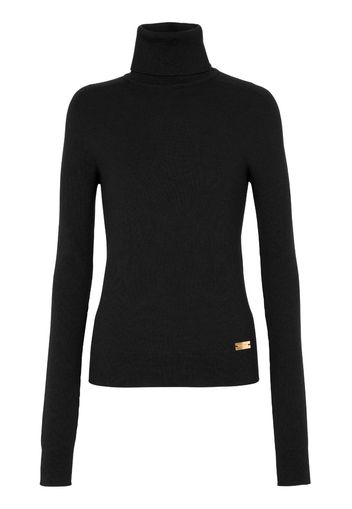 Balmain Pullover mit Logo - Schwarz