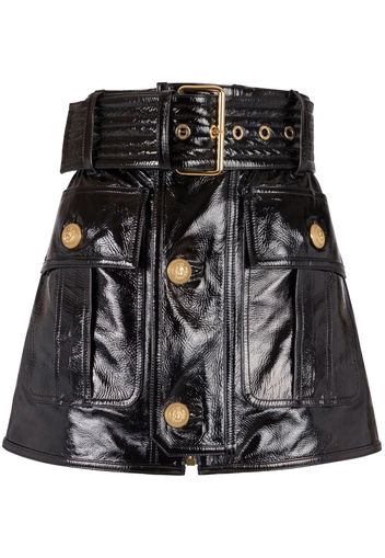 Balmain Minirock mit Gürtel - 0PA