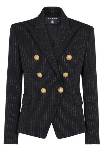 Balmain Einreihiger Blazer - Schwarz