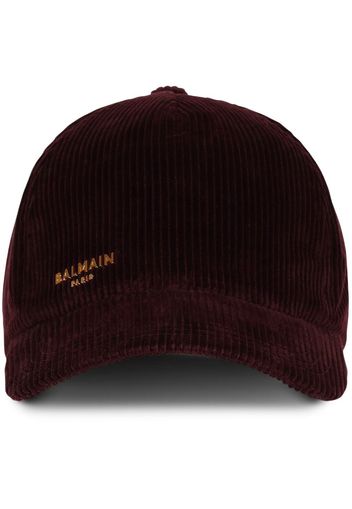 Balmain Baseballkappe mit Logo-Print - 3UA