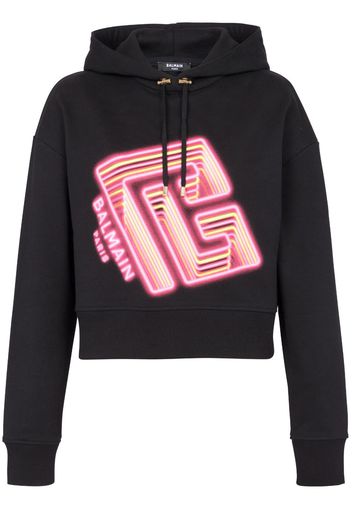 Balmain Hoodie mit Logo-Print - EJX