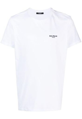 Balmain logo-print cotton T-shirt - Weiß