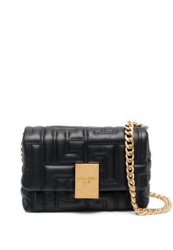 Balmain small 1945 quilted shoulder bag - Schwarz