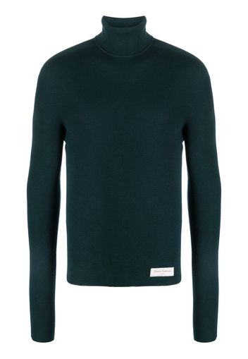 Balmain Pullover mit Rollkragen - Grün