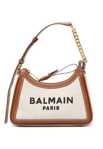 Balmain B-Army logo-print shoulder bag - Nude