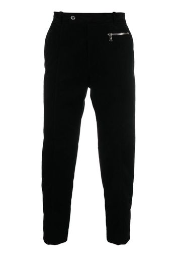 Balmain zip-pocket straight trousers - Schwarz