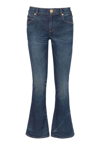 Balmain flared cotton jeans - Blau