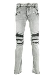 Balmain Jeans im Distressed-Look - Grau
