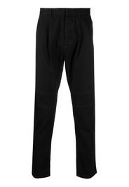 Balmain Tapered-Hose mit Drapierung - Schwarz