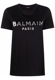 Balmain logo-print short-sleeve T-shirt - Schwarz