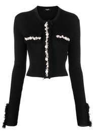 Balmain Verzierter Cardigan - Schwarz