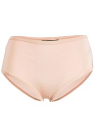 Balmain fine-ribbed mid-rise briefs - Nude