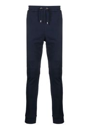 Balmain ribbed drawstring track pants - Blau