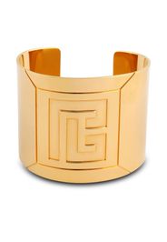 Balmain logo-engraved bracelet - Gold